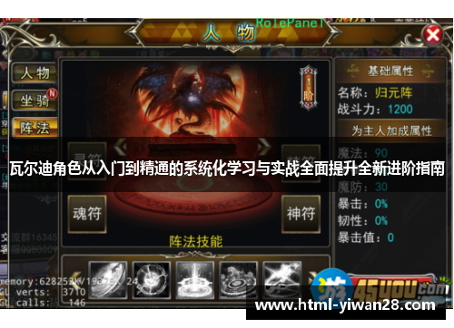 瓦尔迪角色从入门到精通的系统化学习与实战全面提升全新进阶指南